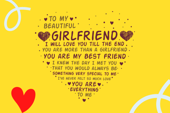 GIRLFRIEND GIFT Birthday Card Graphics for Crafts Brands